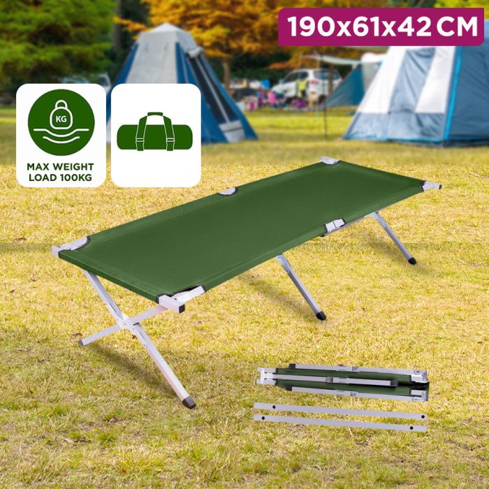 Metal camp bed 2025