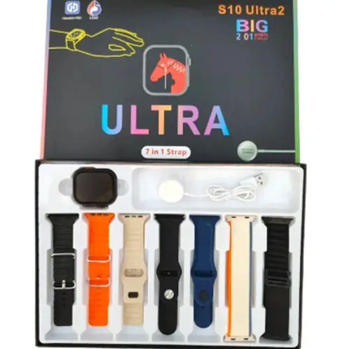S10 Ultra2 Smart Watch with 7 straps