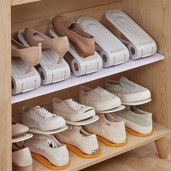 Double layer shoe storage rack clearance